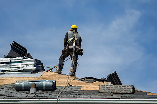 Professional Roofing technician working in Vineburg, CA